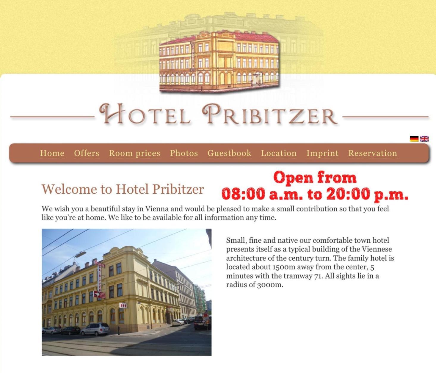 Hotel Pribitzer Вена Экстерьер фото